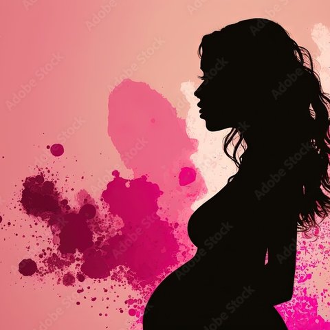 Frau mit Babybauch